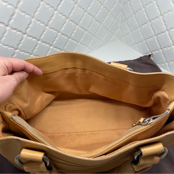 CELINE Boogie Bag with Original Celine Dustbag Light Brown Tan Camel EUC - Picture 10 of 10